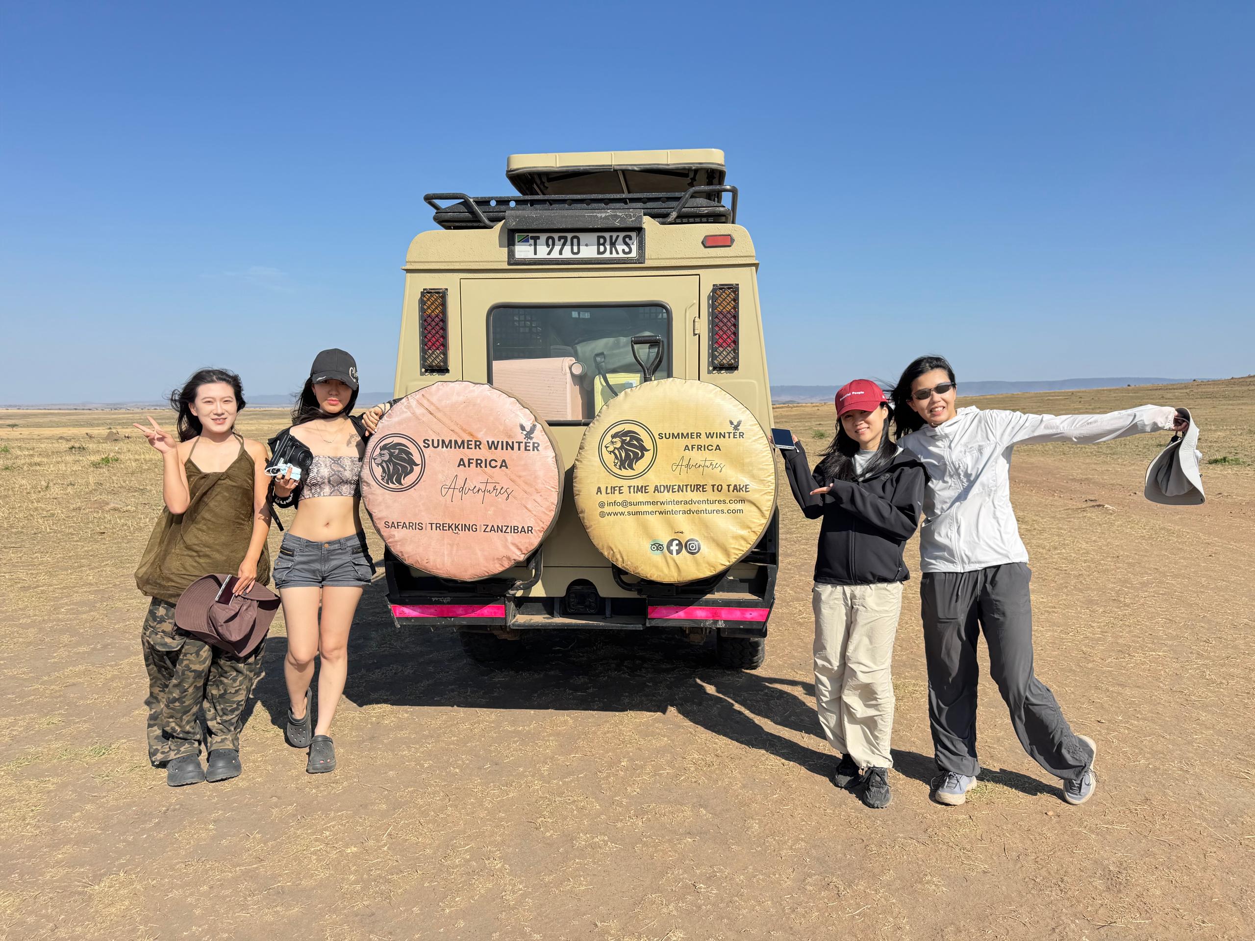 Summer Winter Adventures safari vehicles ready for journeys across Tanzania